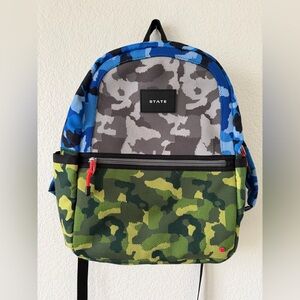 STATE Kids Kane Camo Backpack 15L GUC